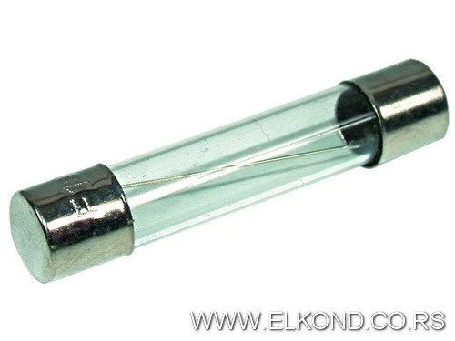 STAKLENI OSIGURAČ 5X20mm 1 A