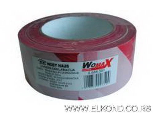 TRAKA ZA UPOZORENJE CRVENA/BELA