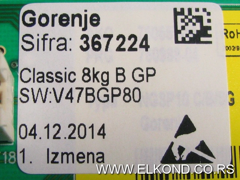 ELEKTRONIKA SUŠARE D844BH