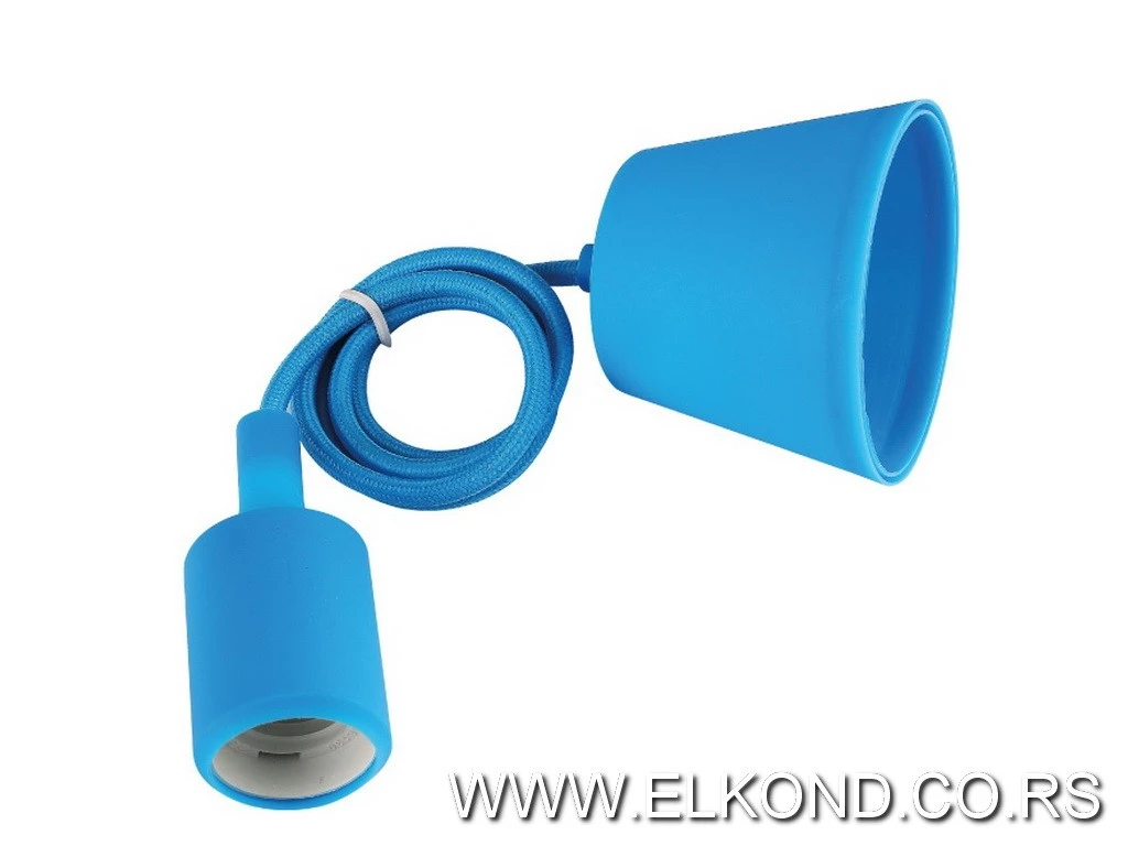 VISEĆA GRLO E27 PLAVO