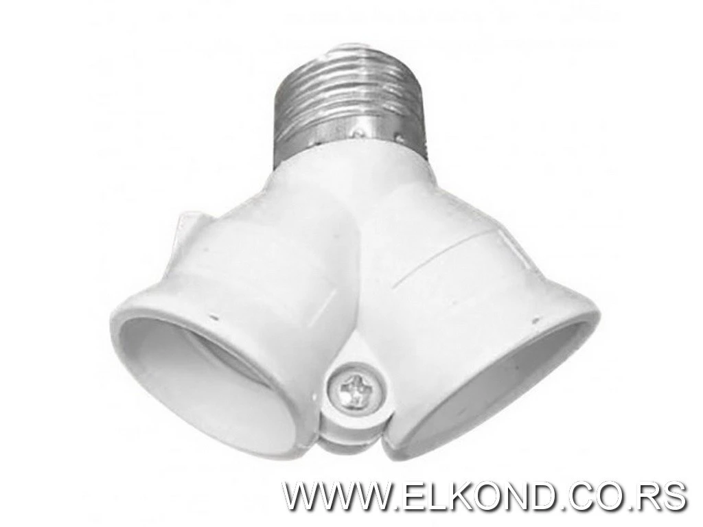ADAPTER ZA GRLO SIJALICE E27/2XE27 VIRONE