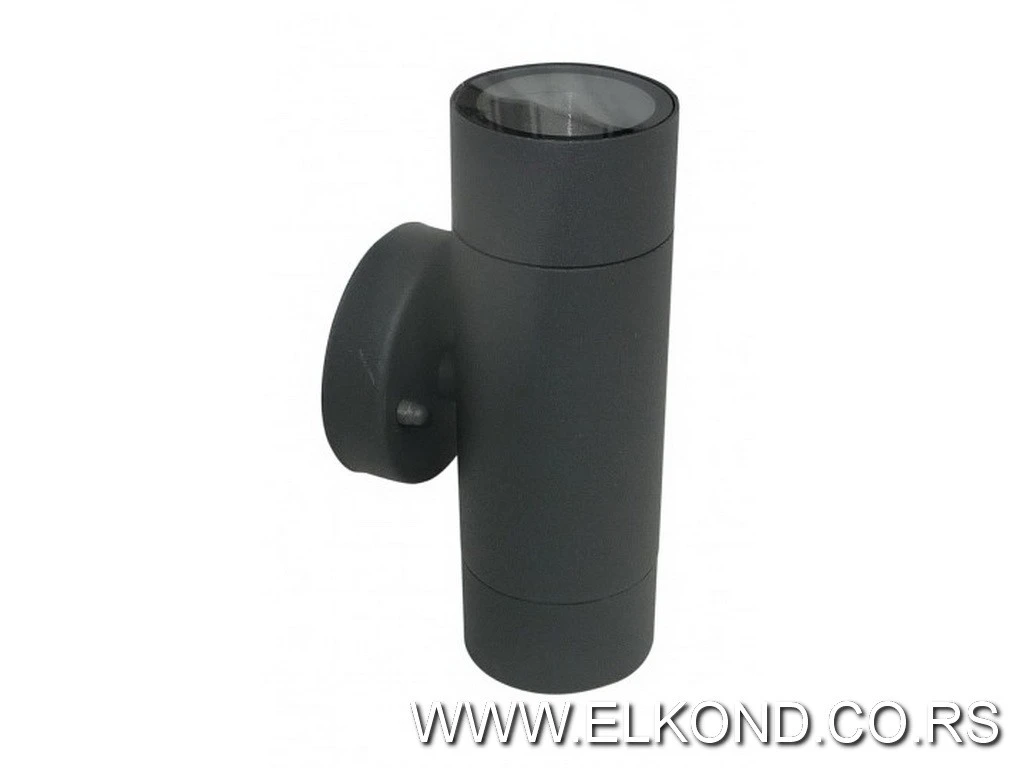 BAŠTENSKA ZIDNA LAMPA M950010 ANTRACIT SIV 2XGU10