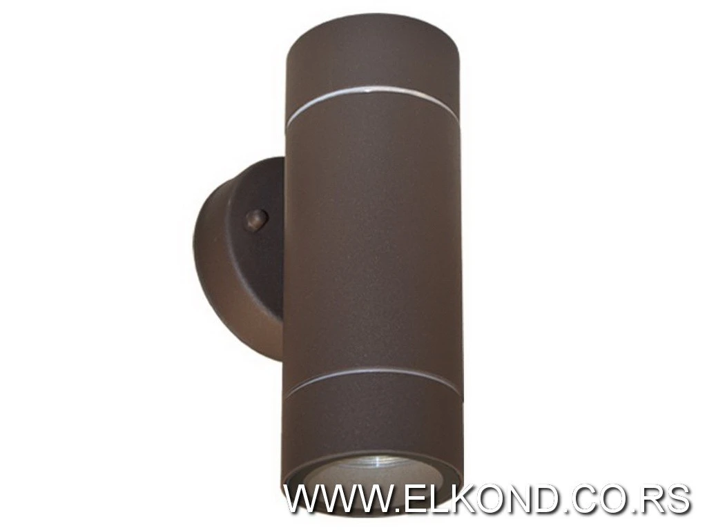 BAŠTENSKA ZIDNA LAMPA M950010 BRAON 2XGU10