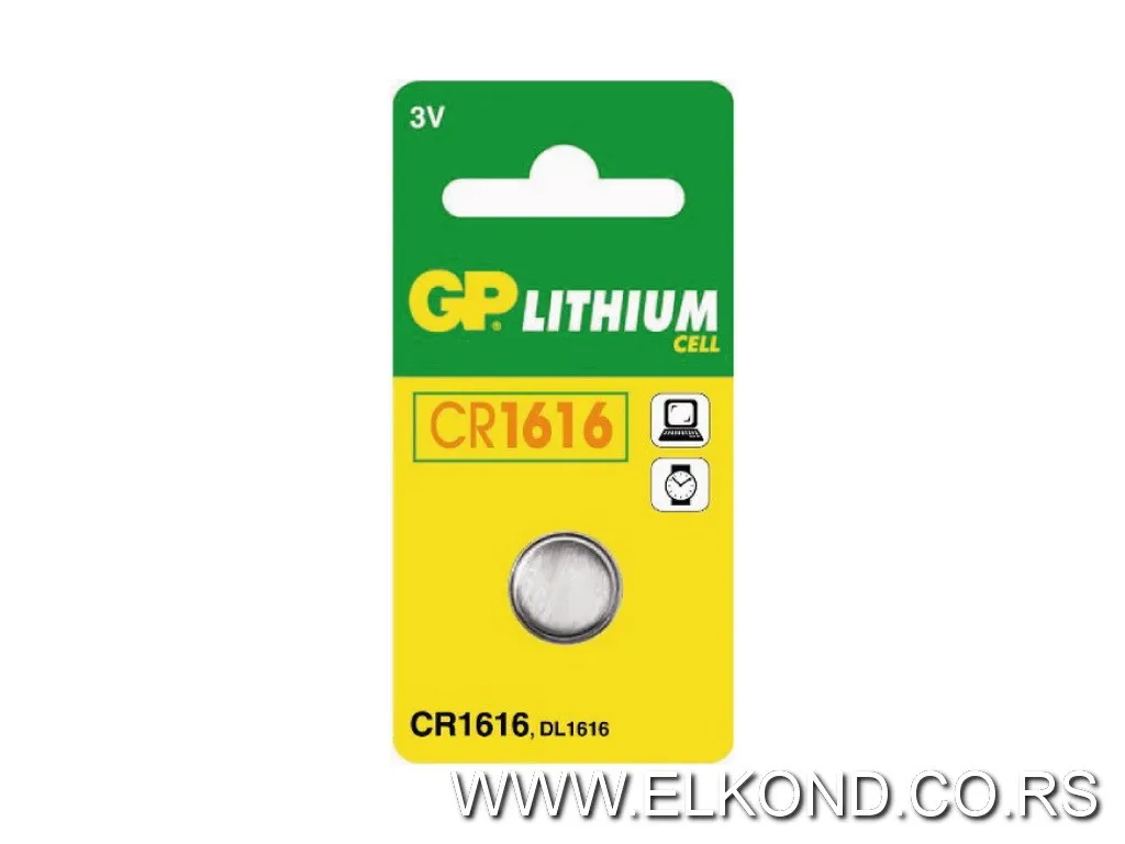 BATERIJA DUGMASTI CR1616 3V LITHIUM