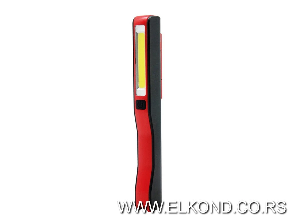 BATERIJSKA LAMPA 3W COB+1LED PUNJIVA PROSTO