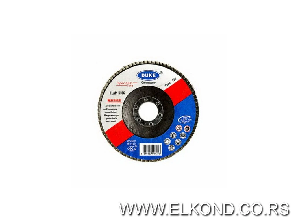 BRUSNI LAMELNI DISK115X22  P80 DUKE