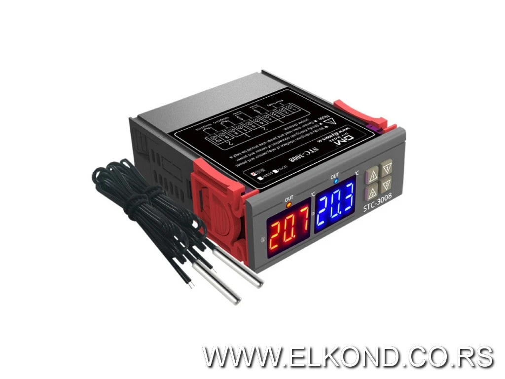 DIGITALNI TERMOSTAT -55/120C 230V AC  STC-3008