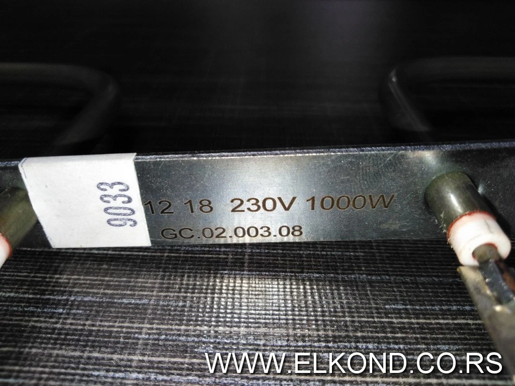 GREJAČ ŠPORETA KONČAR 1000W 600MM