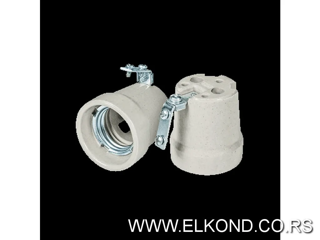 Grlo E27 keramičko za plafonjerku sa nosačem ALING 1300