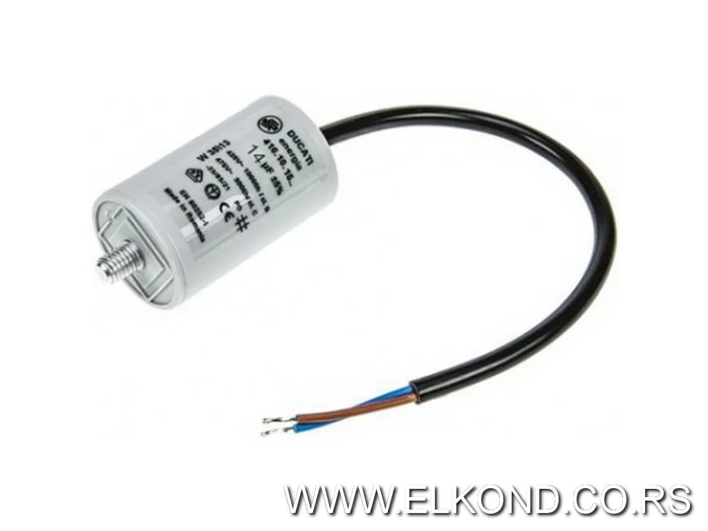 KONDENZATOR 14 MF SA KABLOM DUCATI