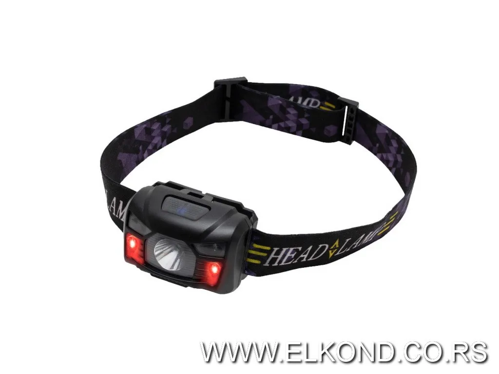 LAMPA NAGLAVNA LED PUNJIVA SA PIR SENZOROM 1200mAh