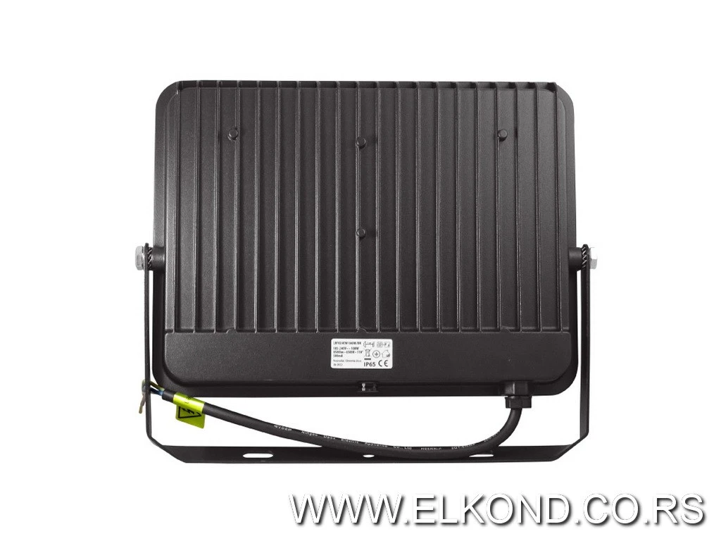 LED REFLEKTOR 100W 6500K 8500lm SMD CRNI PROSTO