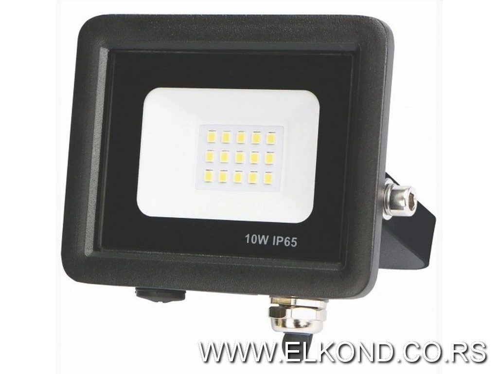 LED REFLEKTOR 10W 6500K CRNI MITEA