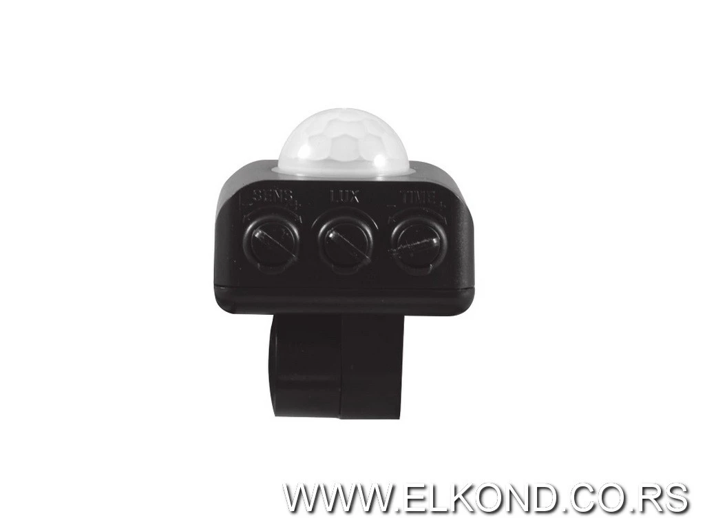 LED REFLEKTOR 20W SA SENZOROM PROSTO CRNI