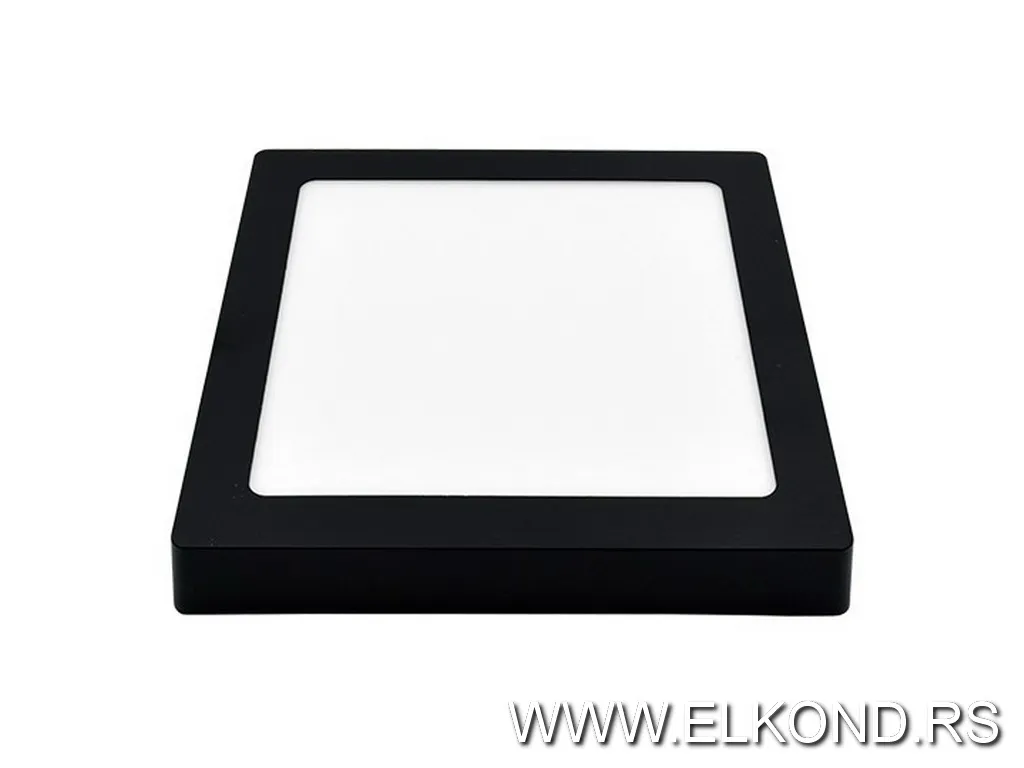 Led panel 24W 3000-6500K kvadratni nadgradni crni MITEA