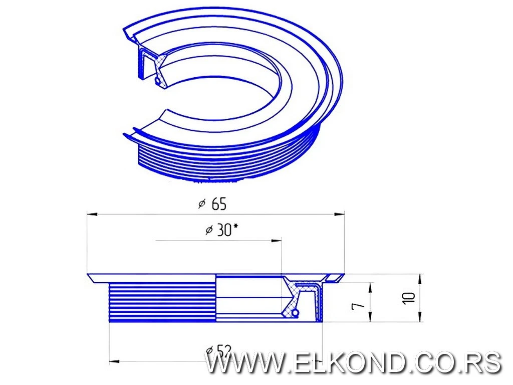SEMERING 30X52/65X7/10